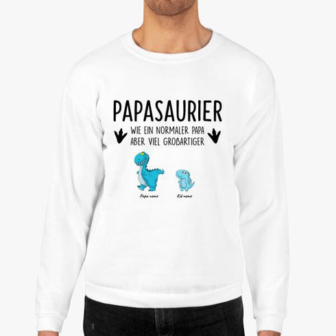 Personalisierbares Weihnachtsgeschenk - Papasaurier wie ein normaler papa aber viel großartiger