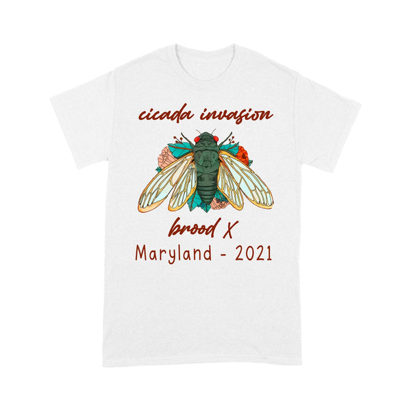 Divesart - Cicada invasion brood X Maryland 2021 - Standard T-shirt