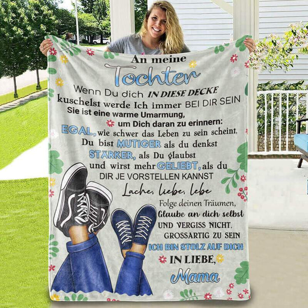 Divesart - Decke von Mutter zu Tochter - "Beste Freunde für immer"