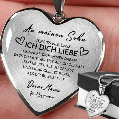 Divesart - Herz-Halskette - An meinen Sohn von Mama