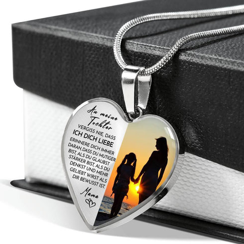 Divesart - Herz Halskette - An meine Tochter von Mama