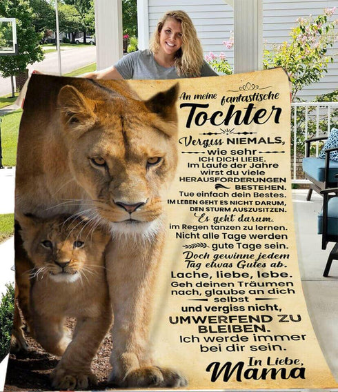 Divesart - Decke von Mutter zu Tochter - "Ich werde immer da sein"