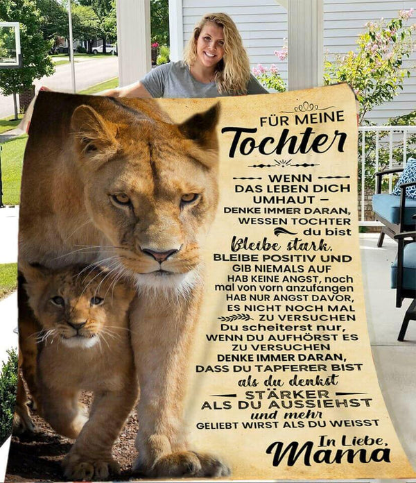 Divesart - Decke von Mutter zu Tochter - "Mein wertvollster Schatz"