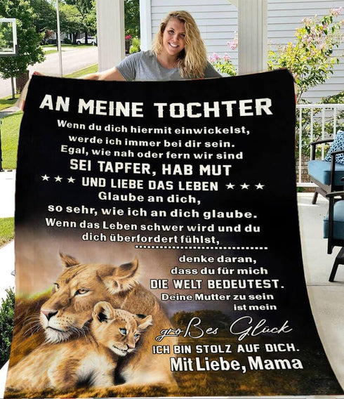 Divesart - Decke von Mutter zu Tochter - "Glückliche Träume"