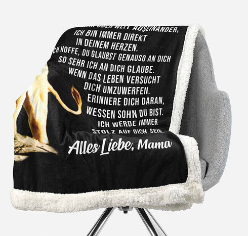 Divesart - Decke von Mutter zu Sohn - "Du bist eine Kraft"