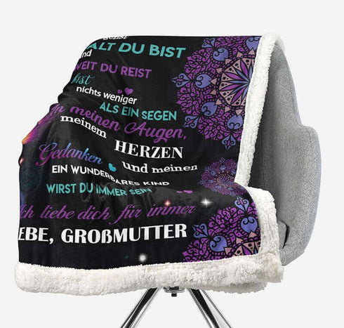 Divesart - Decke von Großmutter zu Enkelin - "Ein Geschenk für einen Engel"