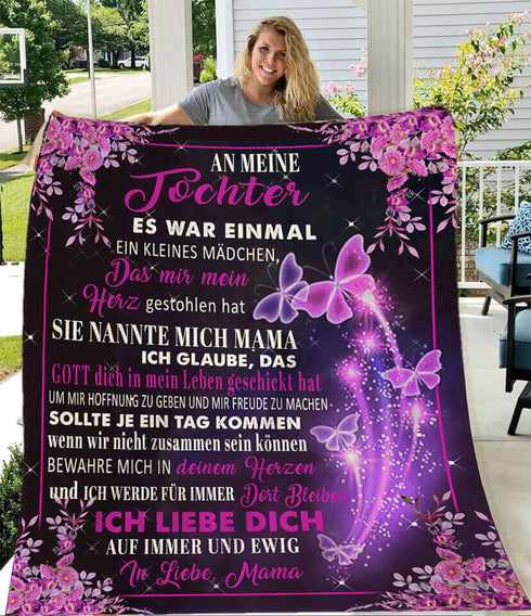 Divesart - Decke von Mutter zu Tochter - "Bunte Empfindungen"