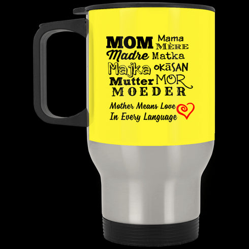 Mother Means Love In Every Language Mug Gift For Mom