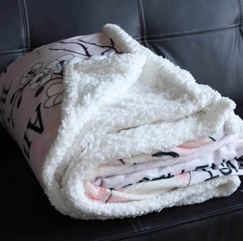 Divesart - Decke von Mutter zu Sohn - "Blick in die Zukunft"