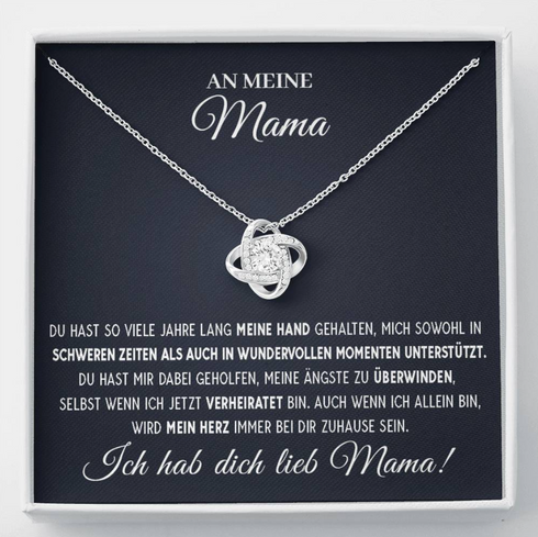 "An meine Mama" Halskette - mein Herz
