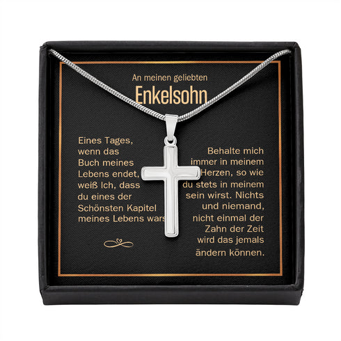 "An meine Enkelsohn" Halskette - Schöne Kapitel