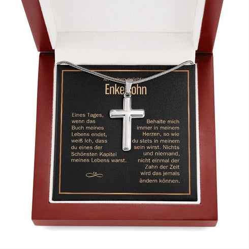 "An meine Enkelsohn" Halskette - Schöne Kapitel