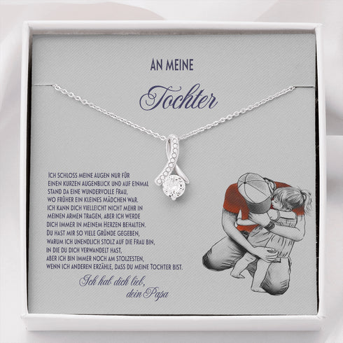 "An meine Tochter" Halskette - Umarmung