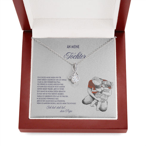 "An meine Tochter" Halskette - Umarmung
