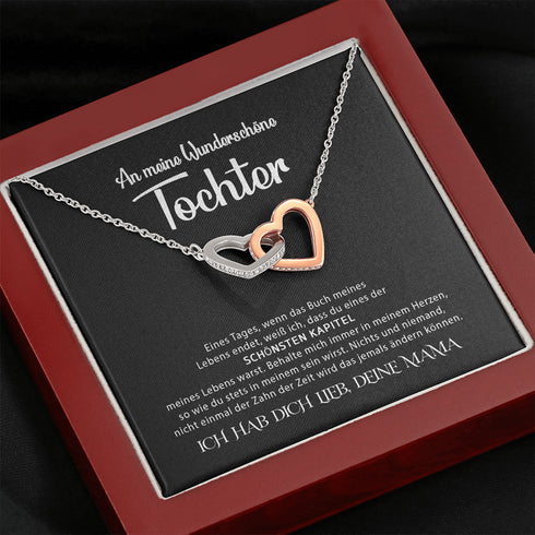 "An meine Tochter" Halskette -Schöne Kapitel