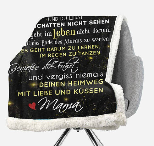 Divesart - Decke von Mutter zu Tochter - "Morgendämmerung"