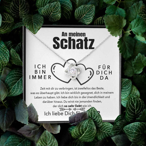 Weißgold Halskette - An meinen Schatz - Das Beste