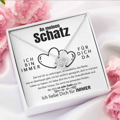 Weißgold Halskette - An meinen Schatz - Das Beste