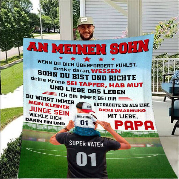Divesart - Decke vom Vater an den Sohn - "Ich bin stolz auf dich"