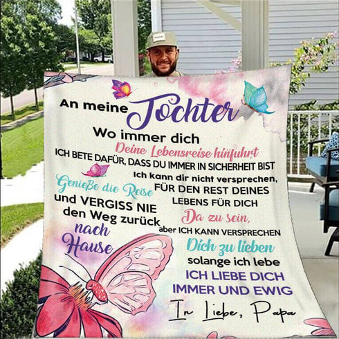 Divesart - Decke vom Vater an die Tochter - "Fabelhafter Charme der Gefühle"