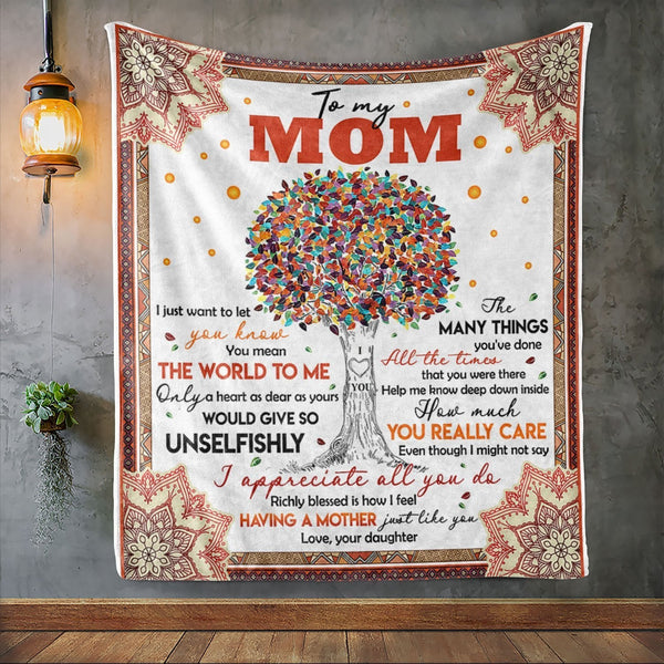 To My Mom The Many Things You Have Done All The Times - Gift For Mom For Mother's Day, Best Idea For Home Decor For Family - Matte Canvas Premium Wall Art Canvas