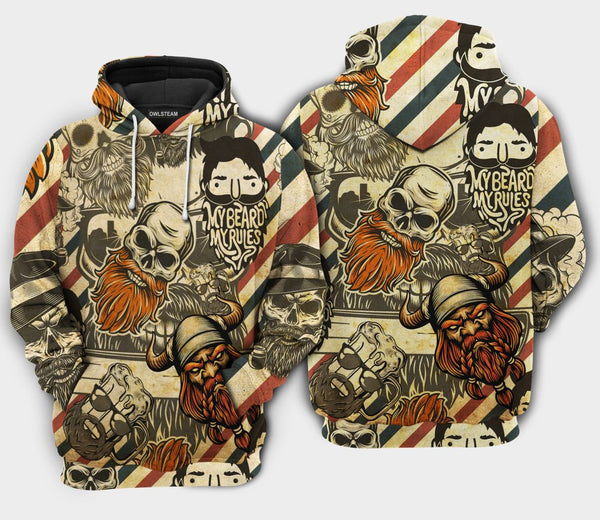 Viking My Rules - Hoodie - HOOD08NVC160921