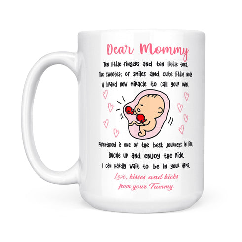 Gift For Mom To Be Ten Little Fingers And Ten Little Toes Mug