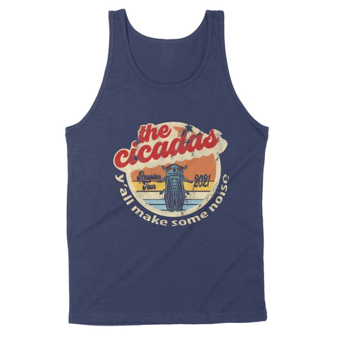 Divesart - Cicada Shirt Funny Cicada Concert Tank Top Snarky Insect - Standard Tank