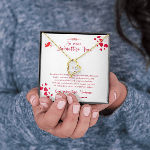 Gold Halskette - (Valentinstag Spezial) An meine zukünftige Frau