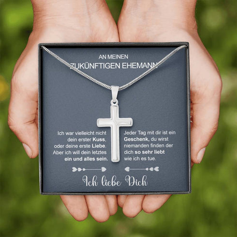 Divesart - Edelstahl-Halskette - An meinen zukünftigen Mann