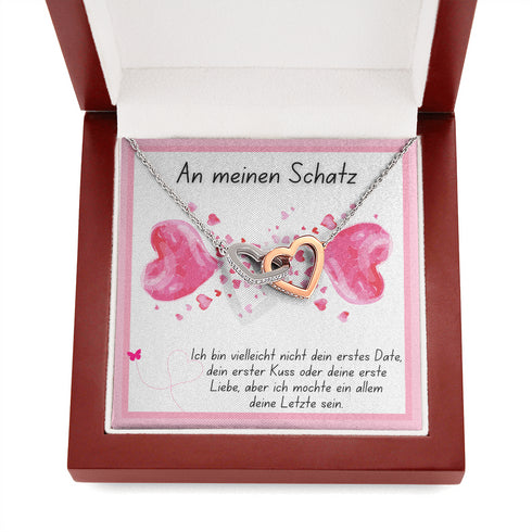 Halskette für einen geliebten Menschen - "Du bist mein Leben"