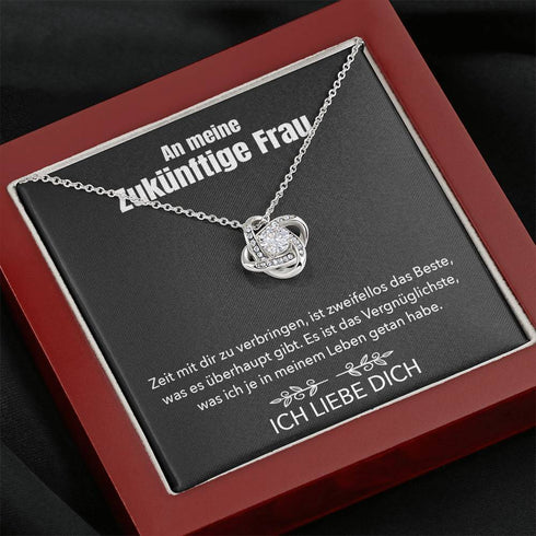 Liebesknoten Halskette - An meine Zukünftige Frau