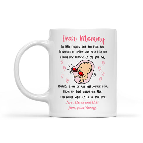 Gift For Mom To Be Ten Little Fingers And Ten Little Toes Mug