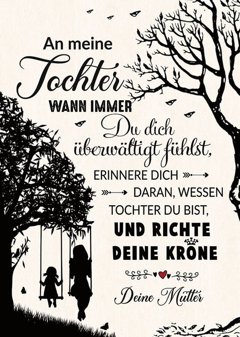 Divesart - Decke von Mutter zu Tochter - "Du verdienst das Beste"