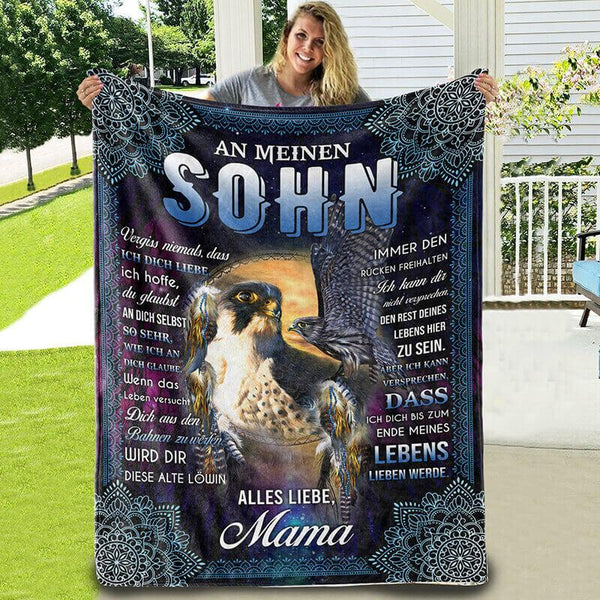 Divesart - Decke von Mutter zu Sohn - "Du bist meine Flügel"