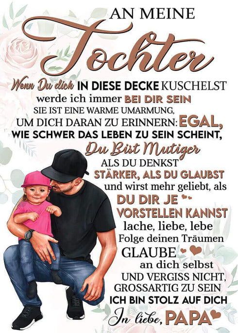 Divesart - Decke vom Vater an die Tochter - "Mein Sonnenschein"