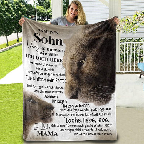 Divesart - Decke von Mutter zu Sohn - "Ich bin immer bei dir"