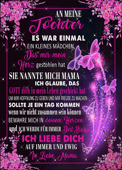 Divesart - Decke von Mutter zu Tochter - "Bunte Empfindungen"