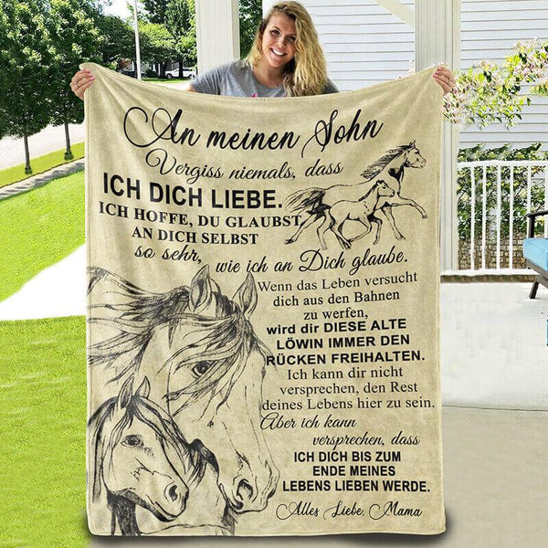 Divesart - Decke von Mutter zu Sohn - "Loyalität"