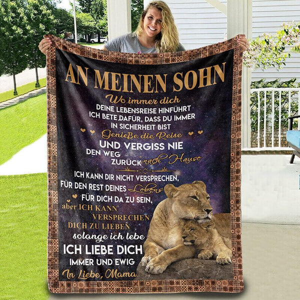 Divesart - Decke von Mutter zu Sohn - "Das Löwenherz"