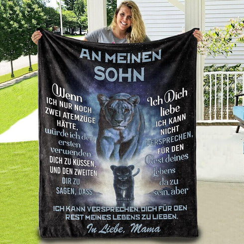 Divesart - Decke von Mutter zu Sohn - "Mein Mut ist bei dir"