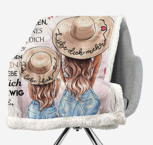 Divesart - Decke von Mutter zu Tochter - "Urlaub mit Mama"