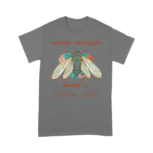 Divesart - Cicada invasion brood X Indiana 2021 - Standard T-shirt