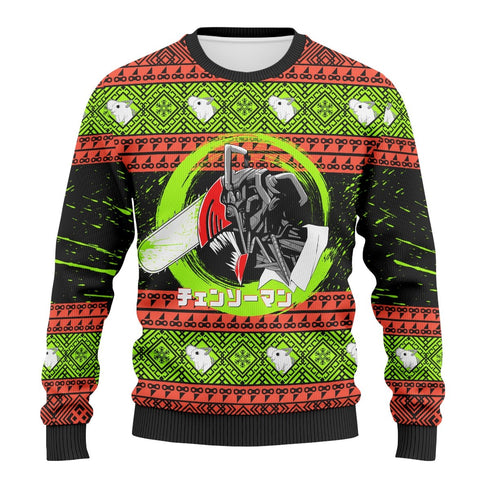 Chainsawman Xmas Unisex Wool Sweater