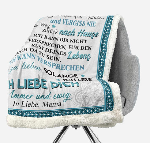 Divesart - Decke von Mutter zu Tochter - "Traumfänger"