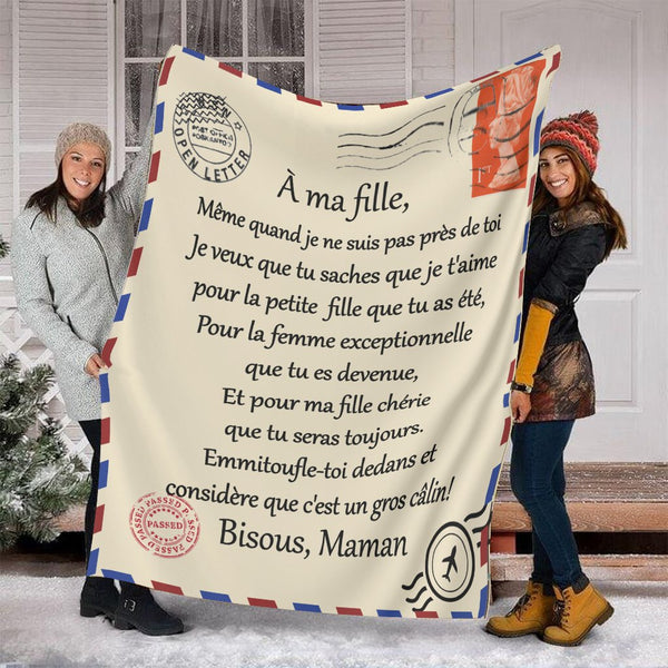 Couverture Personnalisée À Ma Fille
