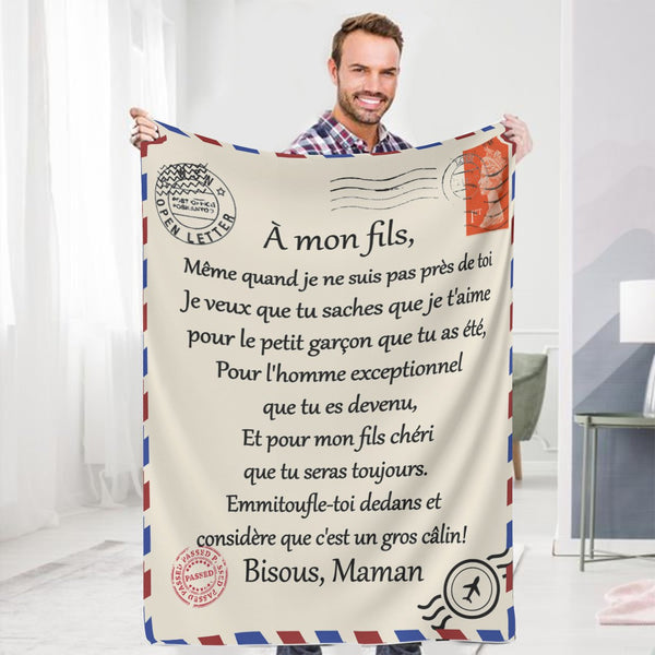 Couverture Personnalisée À Mon Fils