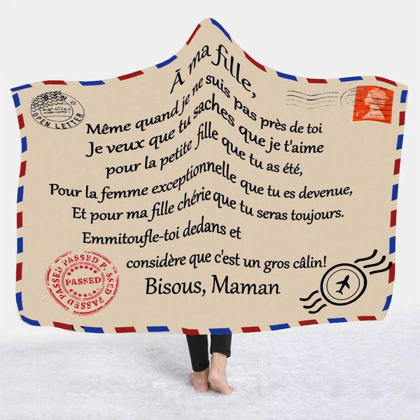 Couverture Portable Personnalisée À Ma Fille