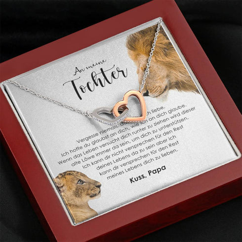 Silber Halskette - An meine Tochter von Papa