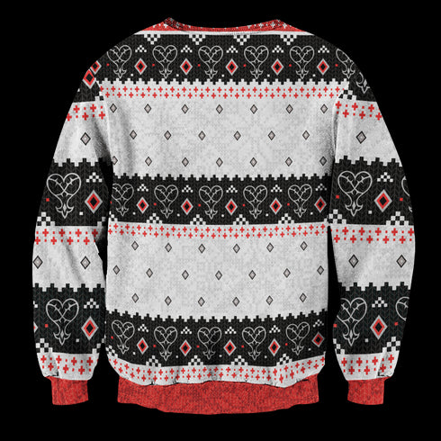 Heartless Christmas Unisex Wool Sweater